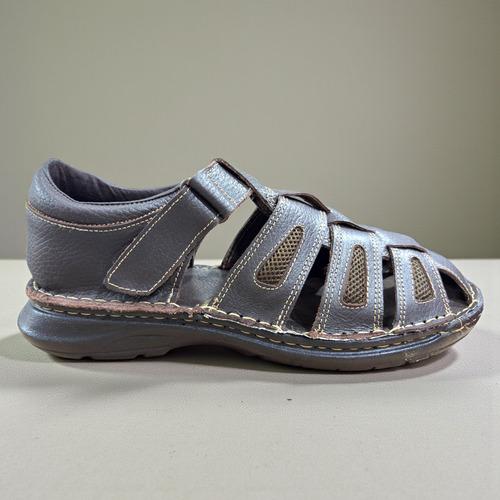 Huarache Piel Hombre Casual Vestir Confort Ligero Polar